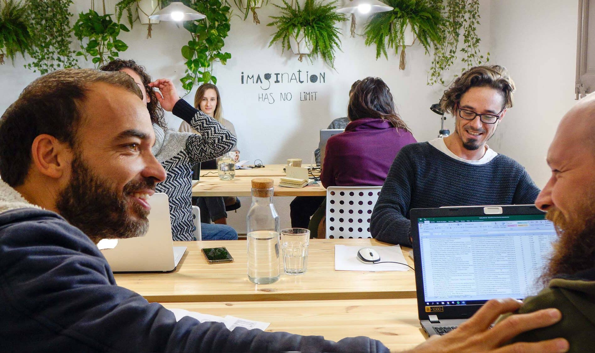 Coworking space with natural light